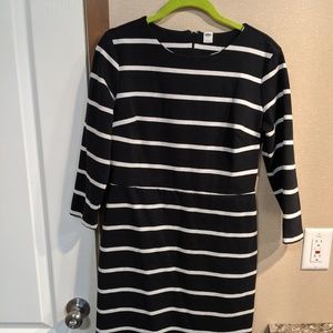 cropped mini striped dress